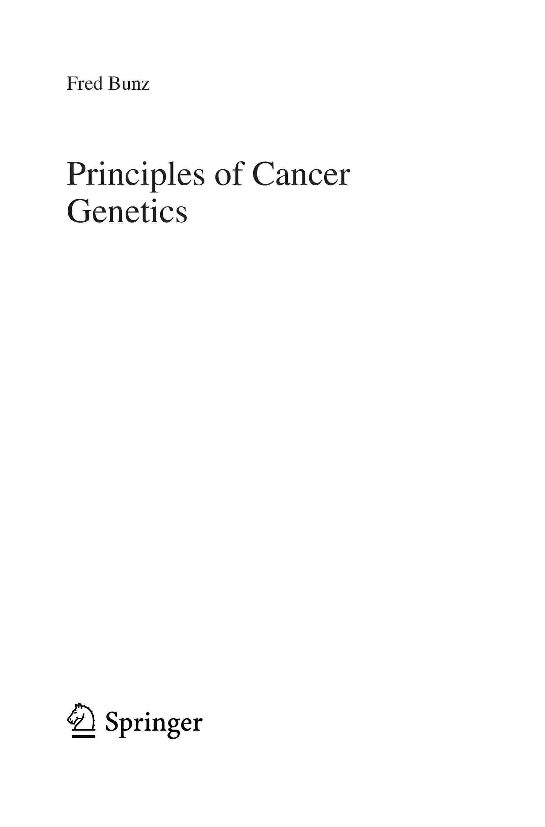 اصول ژنتیک سرطان